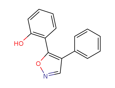 Molecular Structure of 64139-00-0 (Phenol, 2-(4-phenyl-5-isoxazolyl)-)
