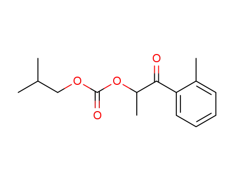Carbonic acid, 1-methyl-2-(2-methylphenyl)-2-oxoethyl 2-methylpropyl
ester