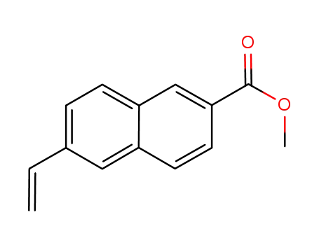 Molecular Structure of 856011-08-0 (methyl 6-vinyl-2-naphthoate)