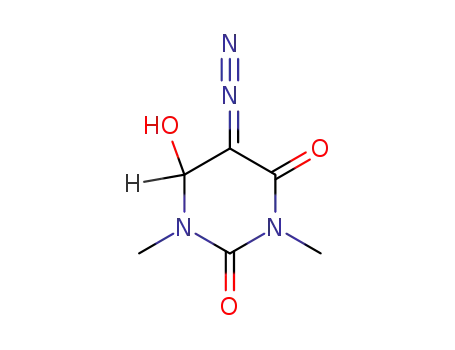 2,4(1H,3H)-Pyrimidinedione, 5-diazodihydro-6-hydroxy-1,3-dimethyl-