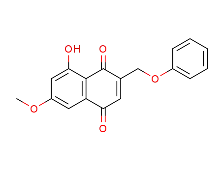 1,4-Naphthalenedione, 8-hydroxy-6-methoxy-2-(phenoxymethyl)-