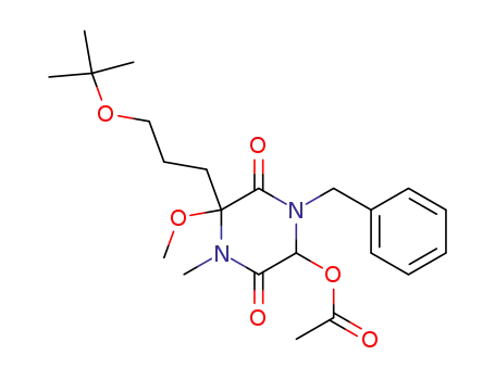 Acetic acid 1-benzyl-5-(3-tert-butoxy-propyl)-5-methoxy-4-methyl-3,6-dioxo-piperazin-2-yl ester
