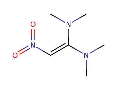 Molecular Structure of 42506-13-8 (N,N,N,N-tetramethyl-2-nitro-ethene-1,1-diamine)