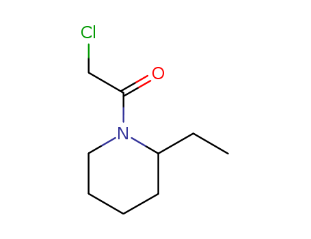 Piperidine, 1-(chloroacetyl)-2-ethyl- (9CI)
