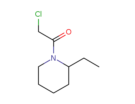 Molecular Structure of 76395-72-7 (Piperidine, 1-(chloroacetyl)-2-ethyl- (9CI))