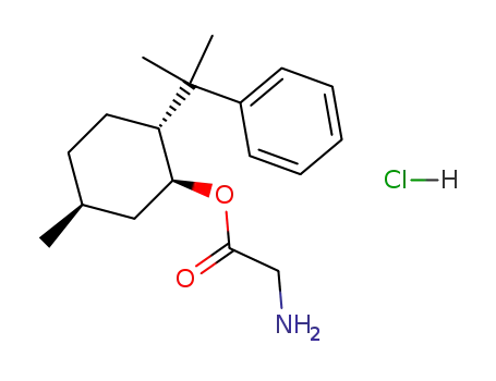 amino acetic acid (1S, 2R, 5S)-5-methyl-2-(1-methyl-1-phenyl-ethyl)-cyclohexyl ester hydrochloride