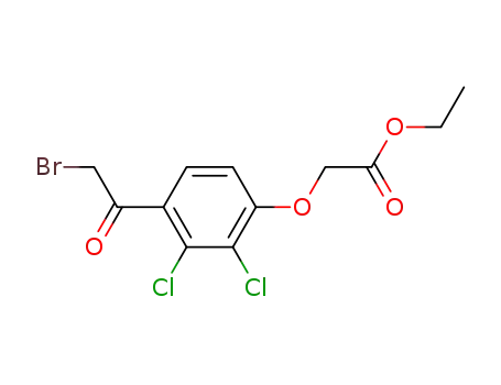 Acetic acid, [4-(bromoacetyl)-2,3-dichlorophenoxy]-, ethyl ester