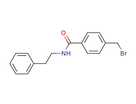 Molecular Structure of 118507-20-3 (Benzamide, 4-(bromomethyl)-N-(2-phenylethyl)-)
