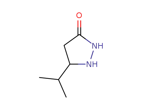 Molecular Structure of 174470-57-6 (3-Pyrazolidinone,5-(1-methylethyl)-(9CI))