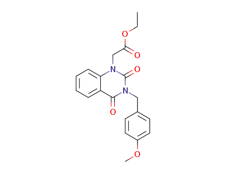Ethyl 2-[1,2,3,4-tetrahydro-3-(4-methoxybenzyl)-2,4-dioxoquinazolin-1-yl]acetate