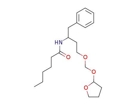 hexanoic acid 1-benzyl-3-(tetrahydrofuran-2-yloxymethoxy)propylamide