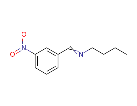Molecular Structure of 718-16-1 (1-Butanamine, N-[(3-nitrophenyl)methylene]-)