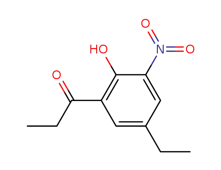 Molecular Structure of 70978-47-1 (5'-ETHYL-2'-HYDROXY-3'-NITROPROPIOPHENONE)