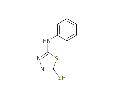 Molecular Structure of 52494-32-3 (5-M-TOLYLAMINO-[1,3,4]THIADIAZOLE-2-THIOL)