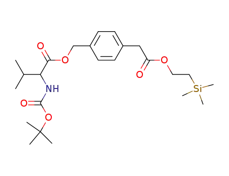 2-tert-Butoxycarbonylamino-3-methyl-butyric acid 4-(2-trimethylsilanyl-ethoxycarbonylmethyl)-benzyl ester
