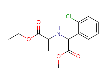 Benzeneacetic acid, 2-chloro-a-[(2-ethoxy-1-methyl-2-oxoethyl)amino]-,
methyl ester