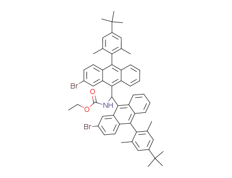 ethyl bis[2-bromo-10-(4-tert-butyl-2,6-dimethylphenyl)-9-anthryl]methylcarbamate