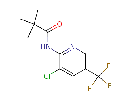Molecular Structure of 430454-70-9 (N-[3-CHLORO-5-(TRIFLUOROMETHYL)-2-PYRIDINYL]-2,2-DIMETHYLPROPANAMIDE)