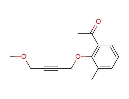 Ethanone, 1-[2-[(4-methoxy-2-butynyl)oxy]-3-methylphenyl]-
