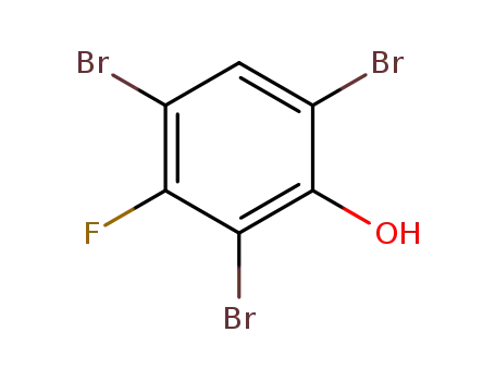 Molecular Structure of 319-98-2 (2,4,6-tribromo-3-fluorophenol)