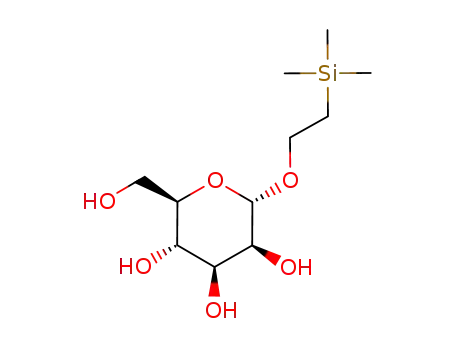 Molecular Structure of 81336-89-2 (2-(trimethylsilyl)ethyl α-D-mannopyranoside)