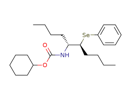 erythro-cyclohexyl <1-butyl-2-(phenylseleno)hexyl>carbamate