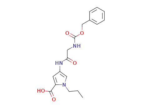 1H-Pyrrole-2-carboxylic acid,
4-[[[[(phenylmethoxy)carbonyl]amino]acetyl]amino]-1-propyl-