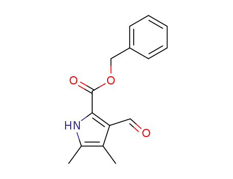 1H-Pyrrole-2-carboxylic acid, 3-formyl-4,5-dimethyl-, phenylmethyl ester