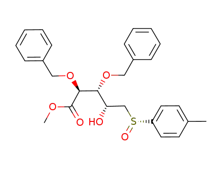 (2S,3R,4R,SR)-methyl 5-(p-tolylsulfinyl)-2,3-bis(benzyloxy)-4-hydroxypentanoate