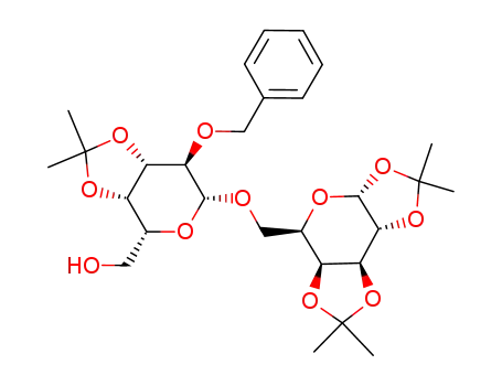 2-O-benzyl-3,4-O-isopropylidene-β-D-galactopyranosyl-(1-> 6)-1,2:3,4-di-O-isopropylidene-α-D-galactopyranose