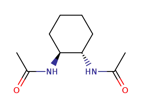 Molecular Structure of 70924-77-5 (N,N'-diacetyl-trans-1,2-diaminocyclohexane)