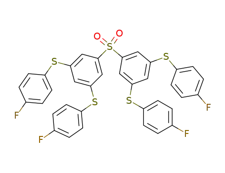 Benzene, 1,1'-sulfonylbis[3,5-bis[(4-fluorophenyl)thio]-