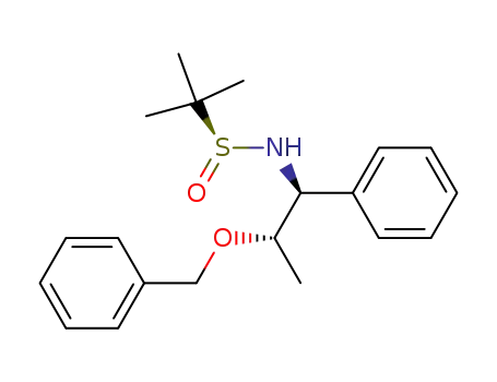 (S<sub>S</sub>,2S)-2-methyl-propane-2-sulfinic acid (2-benzyloxy-1-phenyl-propyl)-amide