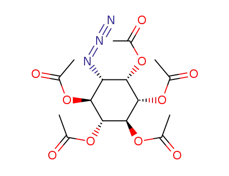 (+)-2,3,4,5,6-penta-O-acetyl-1-deoxy-1-azido-myo-inositol