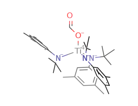 Molecular Structure of 862887-61-4 ([Ti(N-(tert-butyl)-3,5-dimethylanilide)<sub>3</sub>(OCHO)])