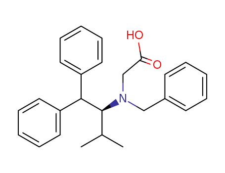 Glycine, N-[(1S)-1-(diphenylmethyl)-2-methylpropyl]-N-(phenylmethyl)-