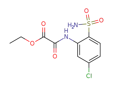 Acetic acid, [[2-(aminosulfonyl)-5-chlorophenyl]amino]oxo-, ethyl ester