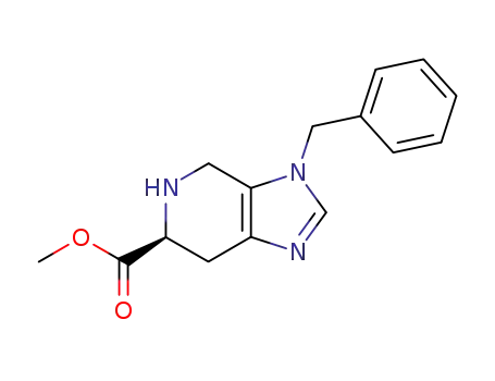 Molecular Structure of 459157-89-2 (N<sub>im</sub>-benzyl-spinacine methyl ester)