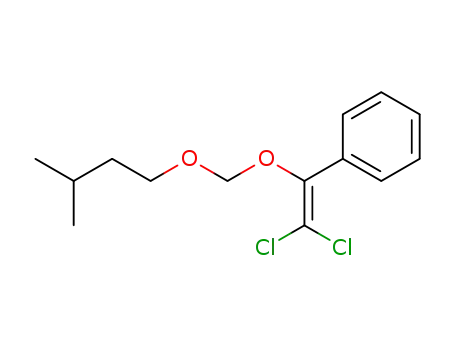 Benzene, [2,2-dichloro-1-[(3-methylbutoxy)methoxy]ethenyl]-