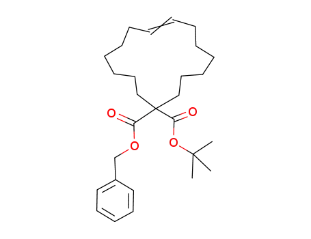 8-Cyclopentadecene-1,1-dicarboxylic acid, 1,1-dimethylethyl
phenylmethyl ester