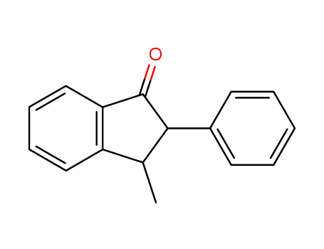 Molecular Structure of 62907-55-5 (1H-Inden-1-one, 2,3-dihydro-3-methyl-2-phenyl-)