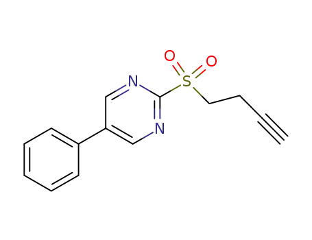 2-(3-Butynylsulfonyl)-5-phenylpyrimidine