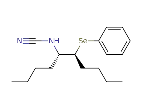 Molecular Structure of 111735-18-3 (threo-<1-butyl-2-(phenylseleno)hexyl>cyanamide)
