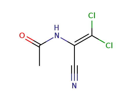 Molecular Structure of 23530-18-9 (Acetamide, N-(2,2-dichloro-1-cyanoethenyl)-)