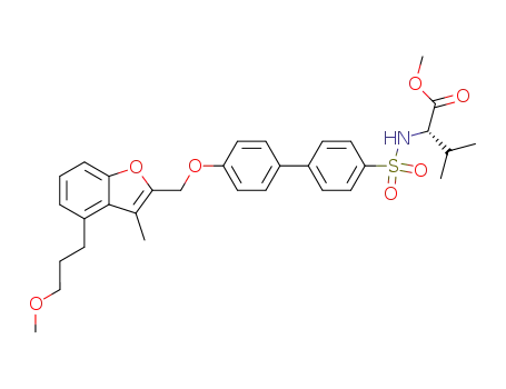 methyl N-[(4'-{[4-(3-methoxypropyl)-3-methyl-1-benzofuran-2-yl]methoxy}-1,1'-biphenyl-4-yl)sulfonyl]-L-valinate