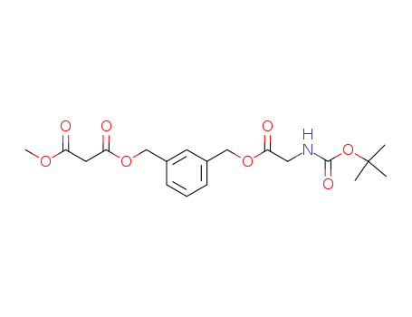Propanedioic acid,
[3-[[[[[(1,1-dimethylethoxy)carbonyl]amino]acetyl]oxy]methyl]phenyl]meth
yl methyl ester