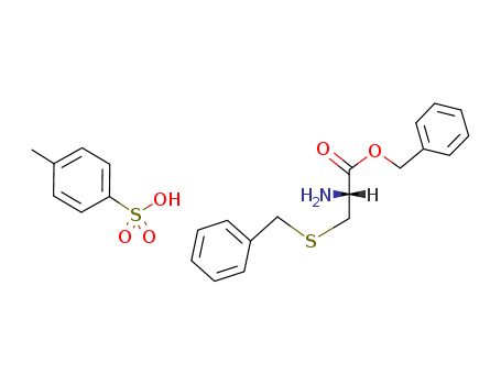 benzyl 2-amino-3-benzylsulfanyl-propanoate; 4-methylbenzenesulfonic acid cas  73995-16-1