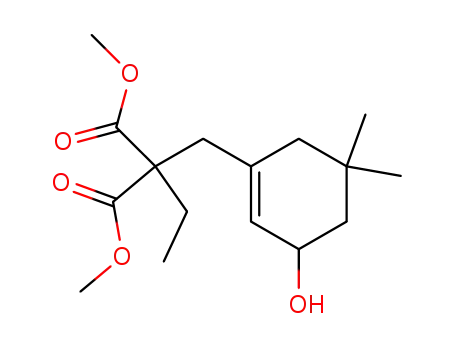 2-Ethyl-2-(3-hydroxy-5,5-dimethyl-cyclohex-1-enylmethyl)-malonic acid dimethyl ester