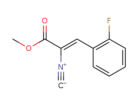 2-Propenoic acid, 3-(2-fluorophenyl)-2-isocyano-, methyl ester, (Z)-
