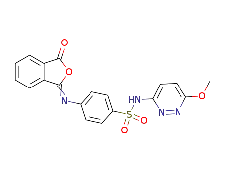 N-(6-Methoxy-pyridazin-3-yl)-4-[3-oxo-3H-isobenzofuran-(1Z)-ylideneamino]-benzenesulfonamide